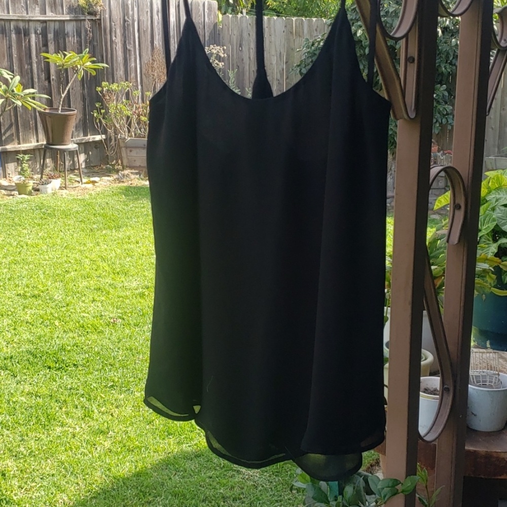 Sheer tank or camisole.